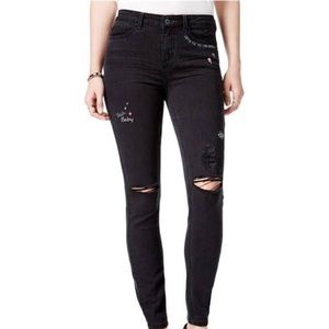 Vanilla star black skinny jeans